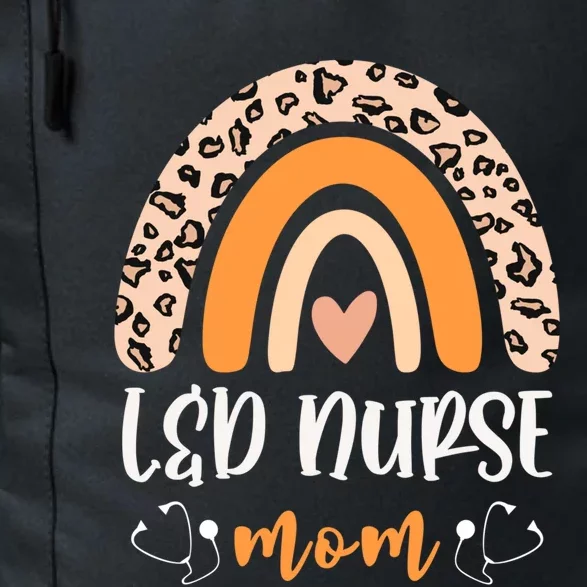 L And D Nurse Mom Mothers Day Leopard Print Labor And Delivery Cute Gift Daily Commute Backpack