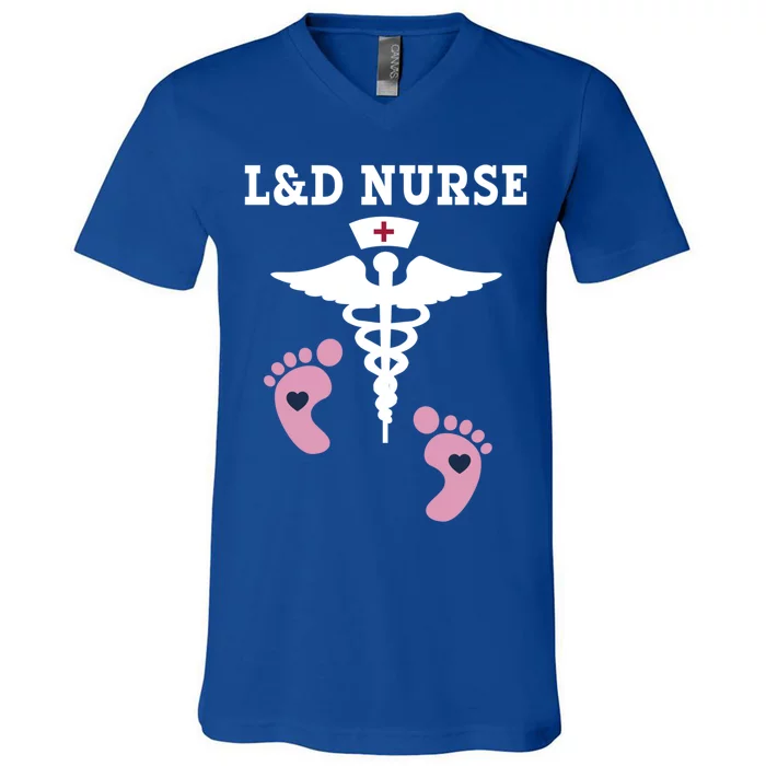 L And D Labor And Delivery Nurse Gift V-Neck T-Shirt