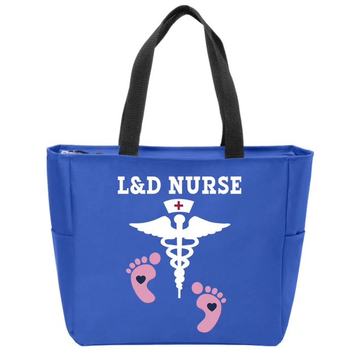 L And D Labor And Delivery Nurse Gift Zip Tote Bag