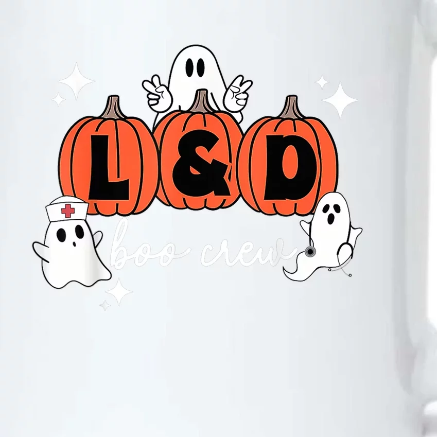 Labor And Delivery Halloween Pumpkin L&D Boo Crew Nurse Black Color Changing Mug