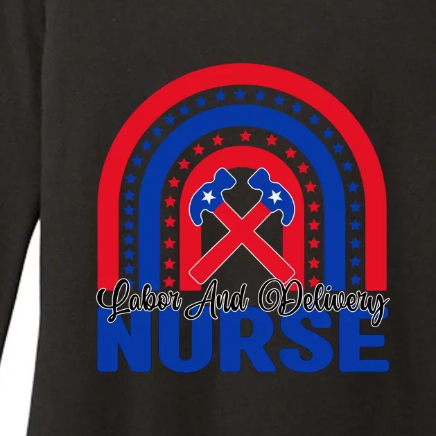 Labor And Delivery Nurse Labor Day Gift Womens CVC Long Sleeve Shirt