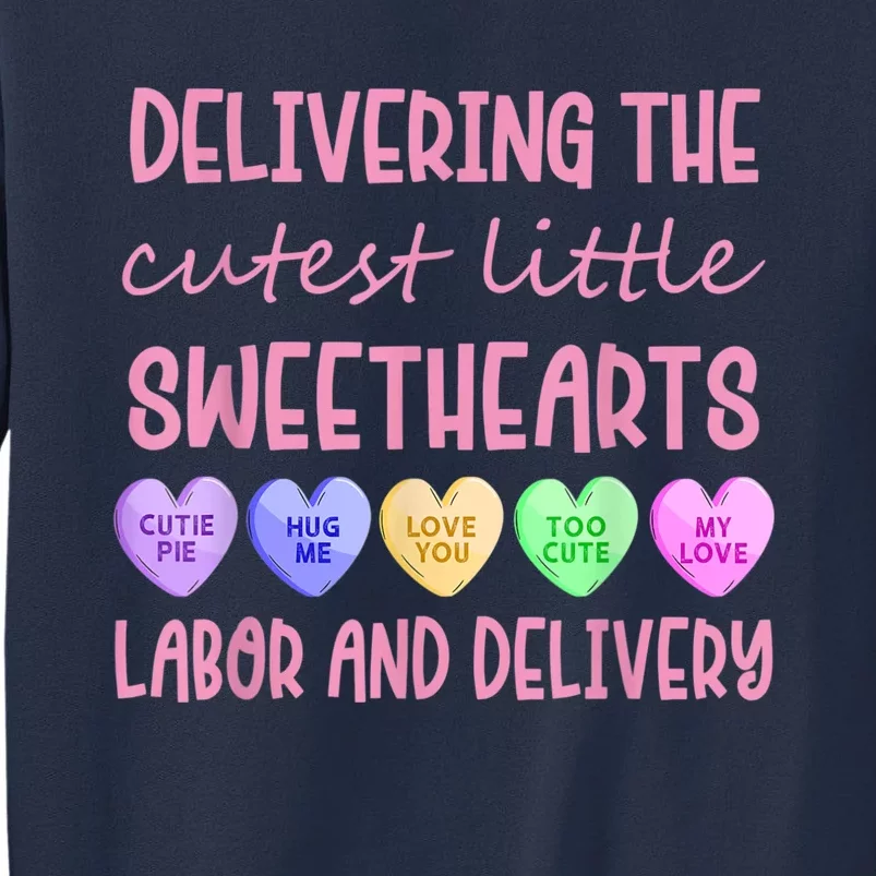 Labor And Delivery Nurse Valentine's Day, L&D Nurse Sweatshirt