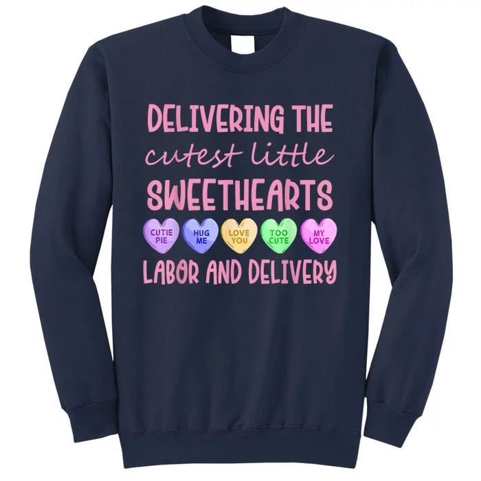 Labor And Delivery Nurse Valentine's Day, L&D Nurse Sweatshirt