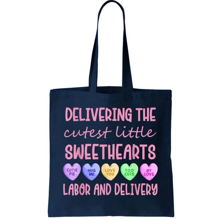 Labor And Delivery Nurse Valentine's Day, L&D Nurse Tote Bag