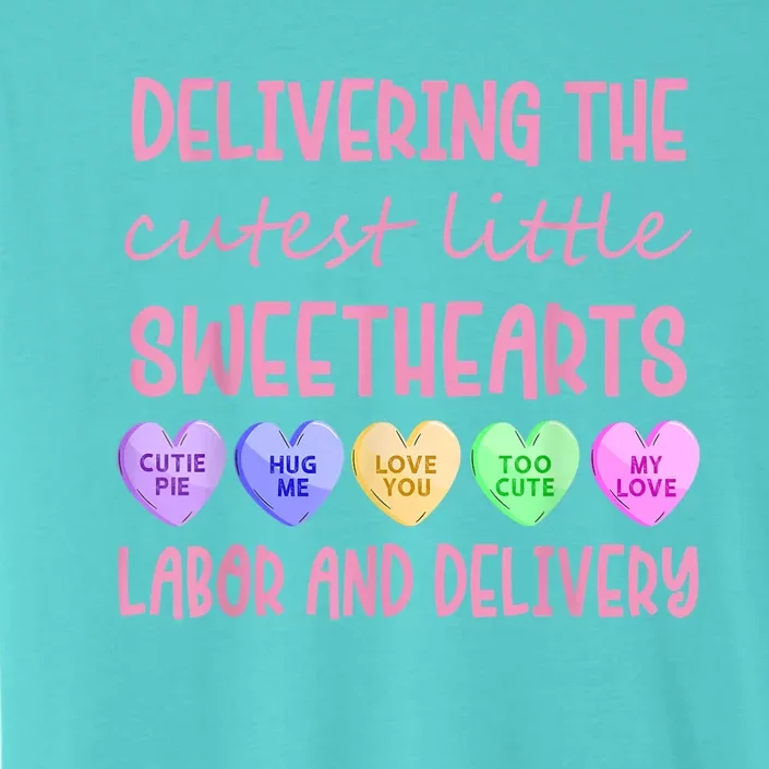 Labor And Delivery Nurse Valentine's Day, L&D Nurse ChromaSoft Performance T-Shirt