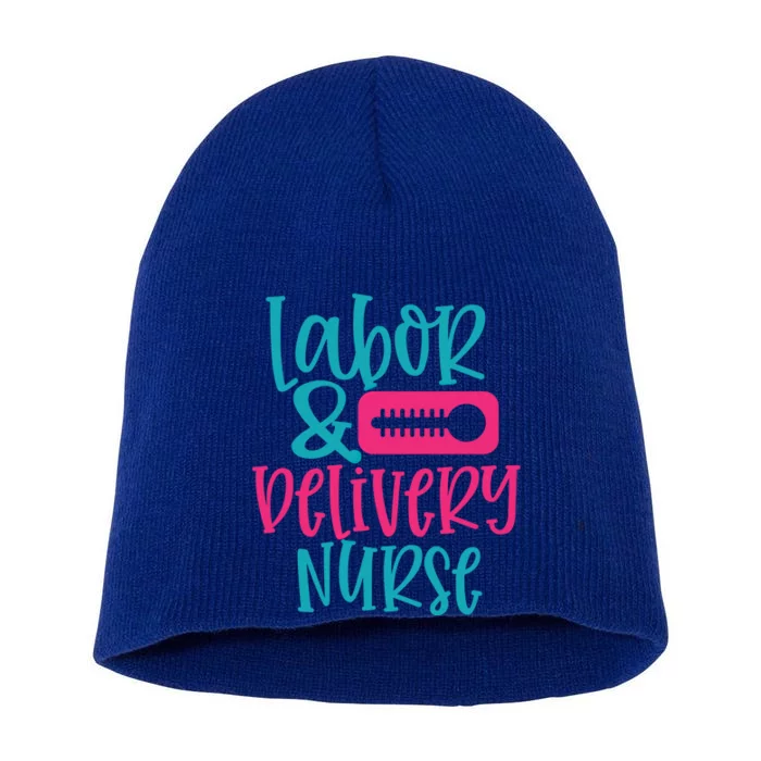 Labor And Delivery Nurse Work Hospital Nursing Gift Short Acrylic Beanie