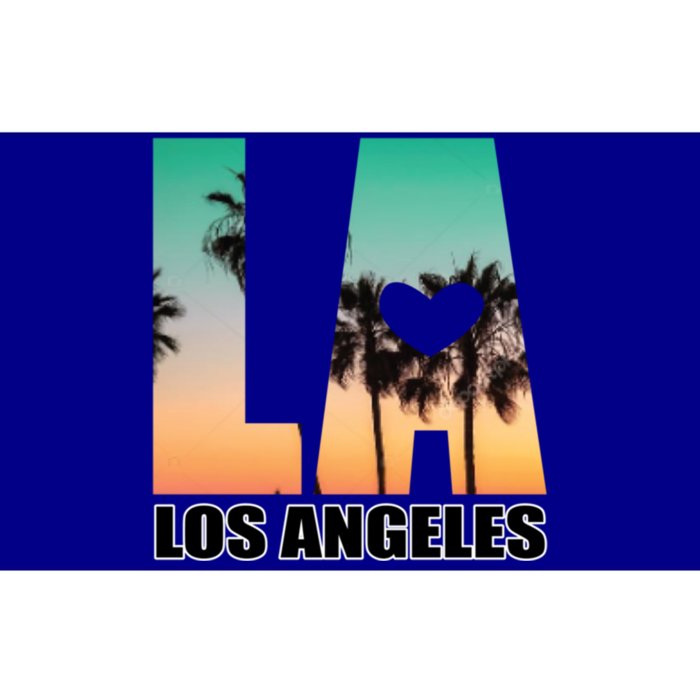 Los Angeles Design La Palm Tree Sunset Boulevard Funny Gift Bumper Sticker