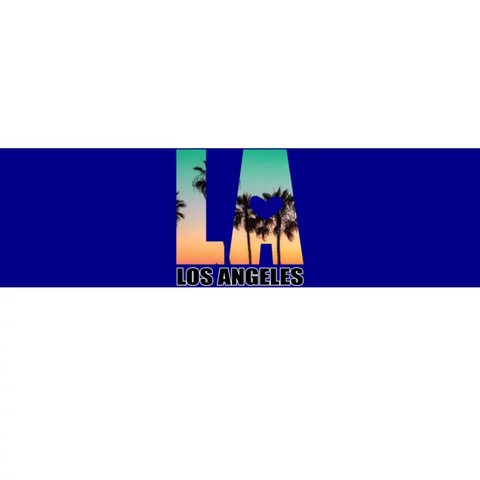 Los Angeles Design La Palm Tree Sunset Boulevard Funny Gift Bumper Sticker