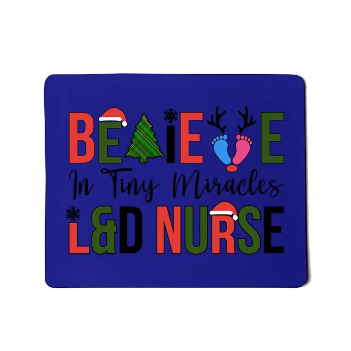 L And D Nurse Christmas Labor And Delivery Nursing Xmas Gift Mousepad