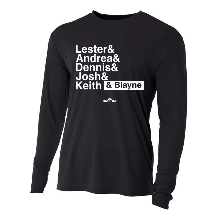 Lester & Andrea & Dennis & Josh & Keith & Blayne Cooling Performance Long Sleeve Crew