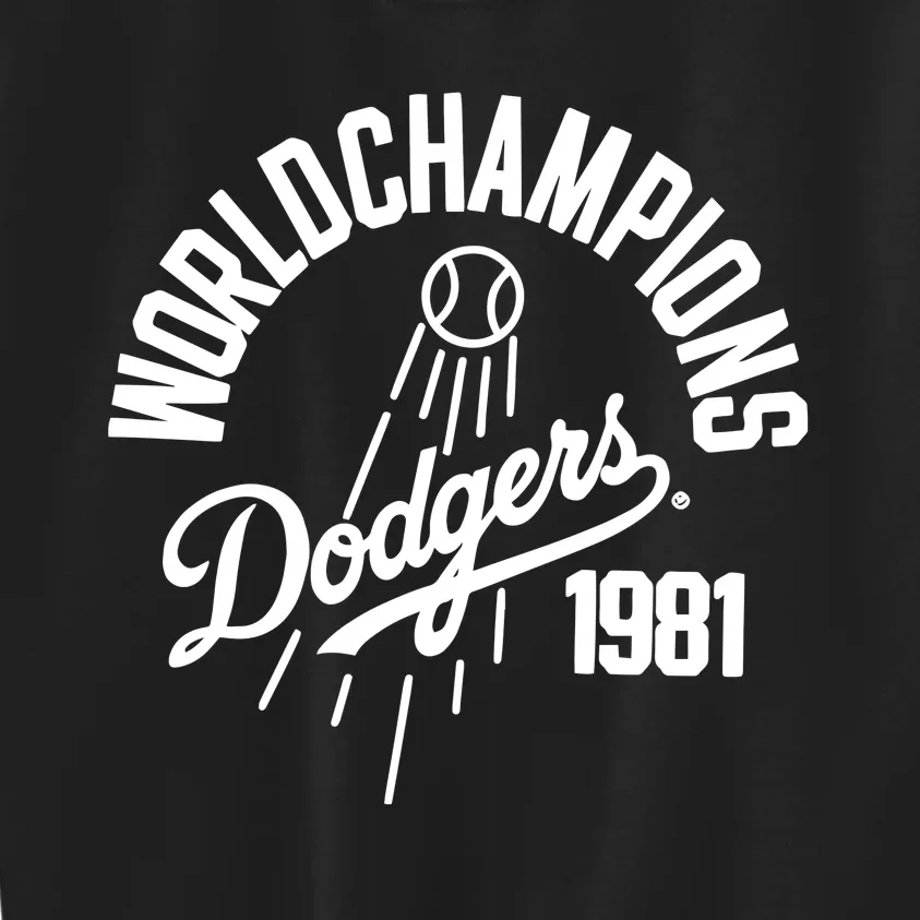 Los Angeles Dodgers 1981 Kids Sweatshirt