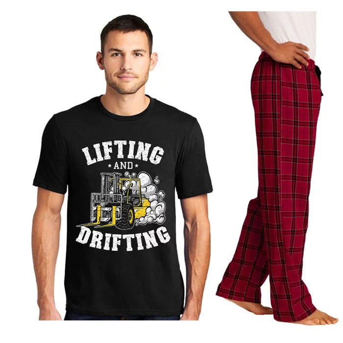 Lifting And Drifting Truck Driver Funny Forklift Operator Pajama Set