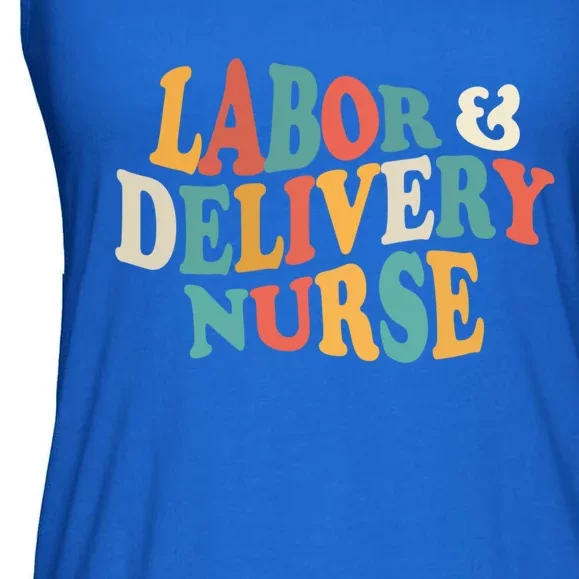 Labor And Delivery Nurse L And D Nurses Day Week Nursing Cute Gift Ladies Essential Flowy Tank