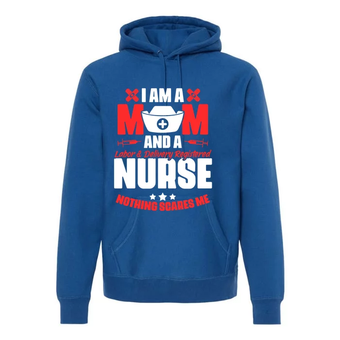 Labor And Delivery Nurse Mom Medical Rn Nursing L And Dn Gift Premium Hoodie