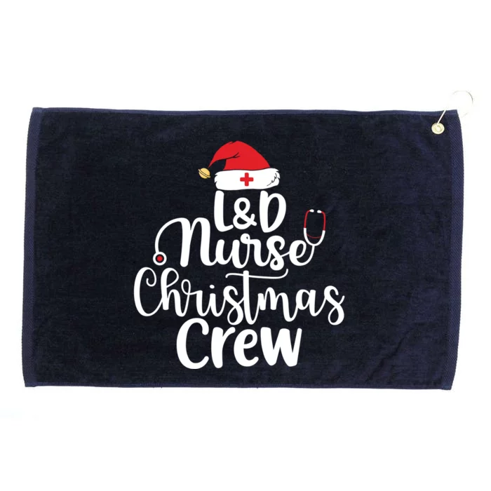 Labor And Delivery Nurse Christmas Crew Santas Favorite Nurse Gift Grommeted Golf Towel