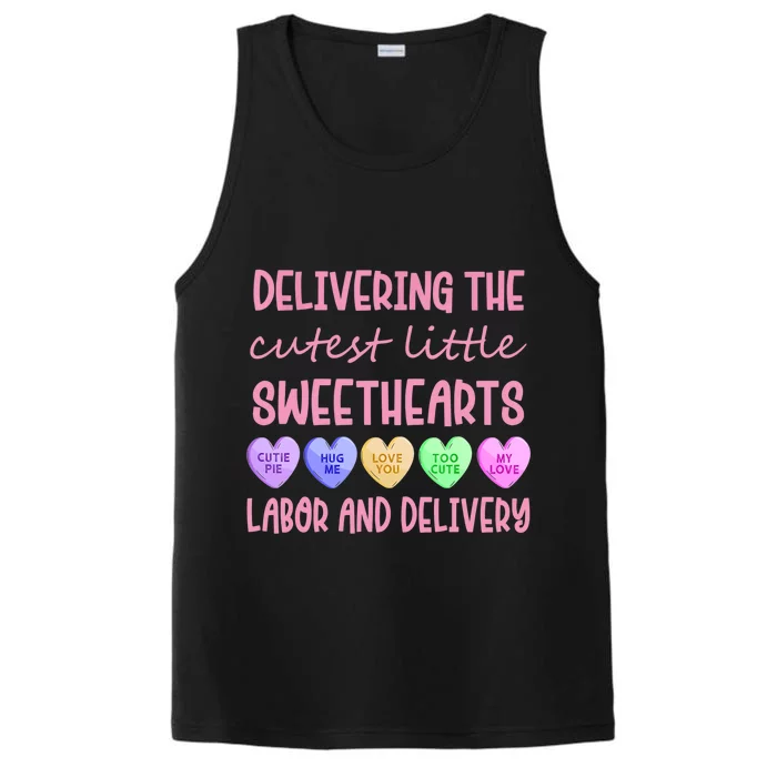 Labor And Delivery Nurse Valentine's Day, L&D Nurse Performance Tank