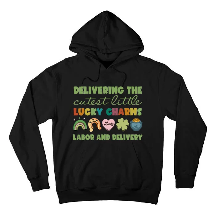 Labor And Delivery Nurse St. Patrick's Day L&D Nurse Tall Hoodie