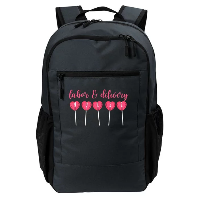 Labor And Delivery Nurse Valentine's Day Candy Heart Daily Commute Backpack