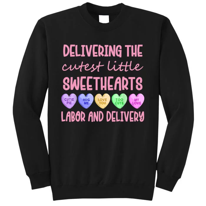 Labor And Delivery Nurse Valentine's Day, L&D Nurse Sweatshirt