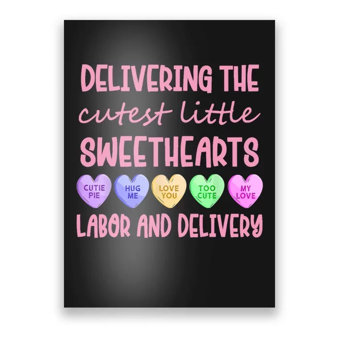 Labor And Delivery Nurse Valentine's Day, L&D Nurse Poster