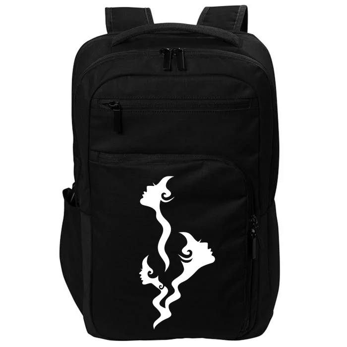 Lady Faces In Smoke Impact Tech Backpack