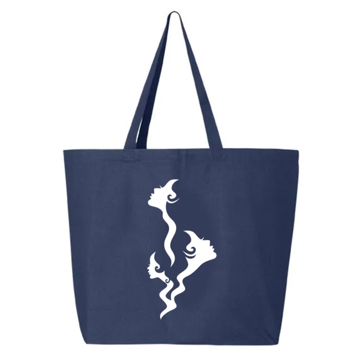 Lady Faces In Smoke 25L Jumbo Tote