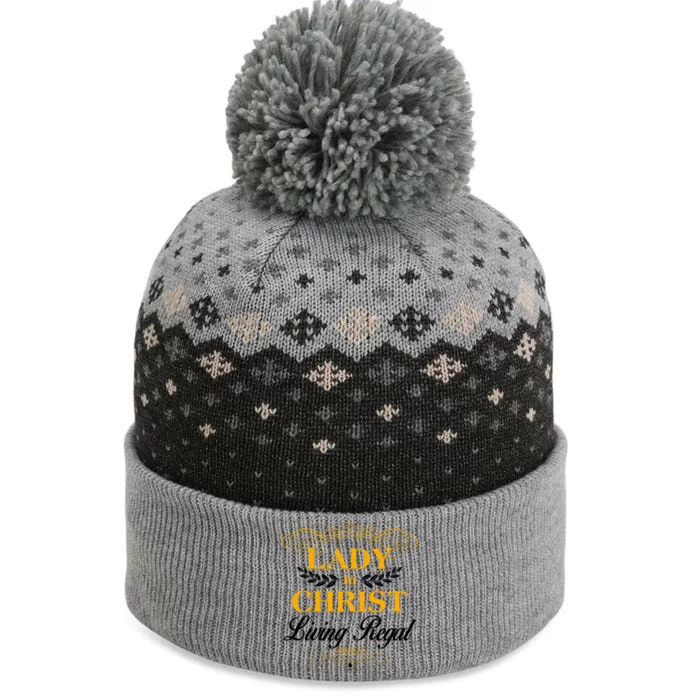 Lady In Christ Living Regal 1 Peter 2:9 The Baniff Cuffed Pom Beanie