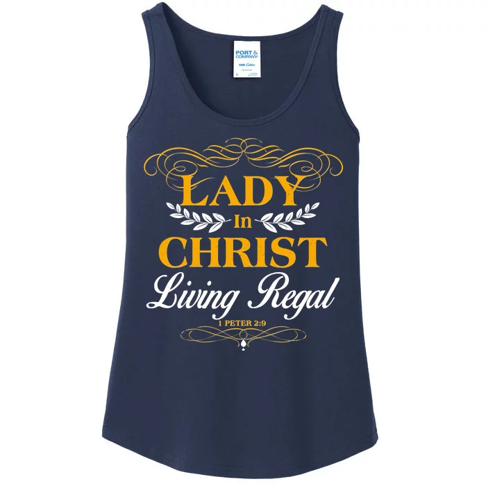 Lady In Christ Living Regal 1 Peter 2:9 Ladies Essential Tank