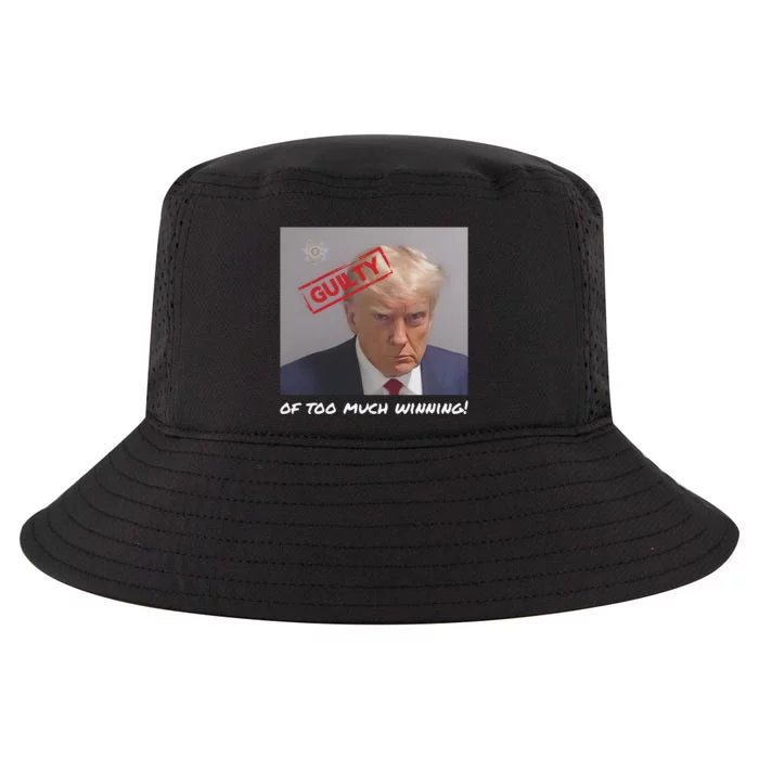 Liberal Advisory Explicit Content Trump Mugshot Cool Comfort Performance Bucket Hat