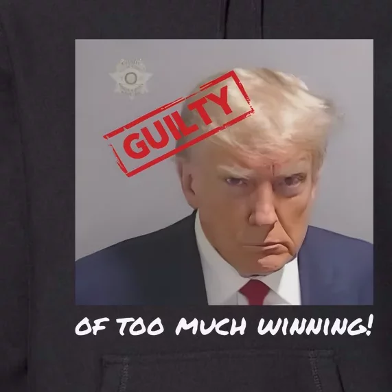 Liberal Advisory Explicit Content Trump Mugshot Premium Hoodie