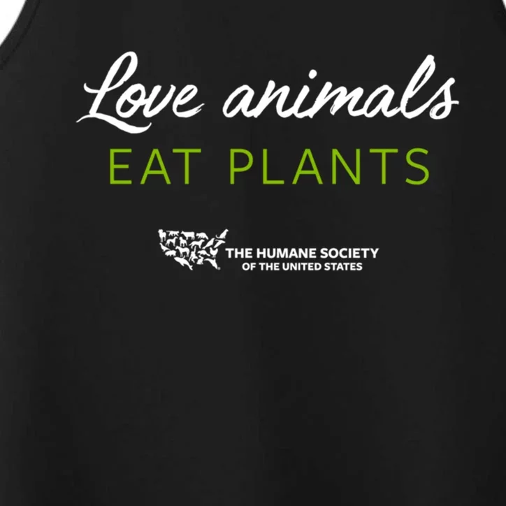 Love Animals; Eat Plants Great Gift Performance Tank