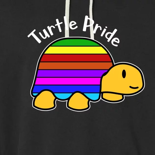 Lgbt Awareness Equality Rainbow Flag Homosexual Gay Turtle Cute Gift Garment-Dyed Fleece Hoodie