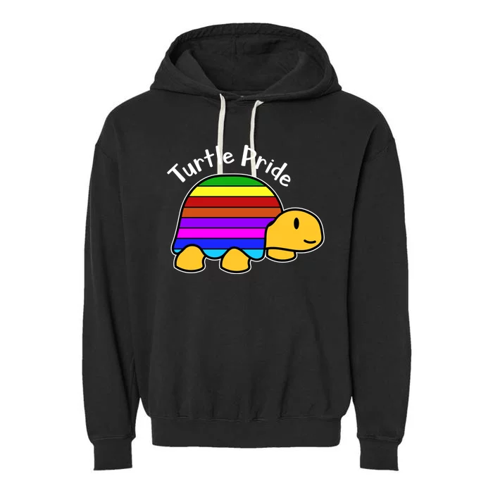 Lgbt Awareness Equality Rainbow Flag Homosexual Gay Turtle Cute Gift Garment-Dyed Fleece Hoodie