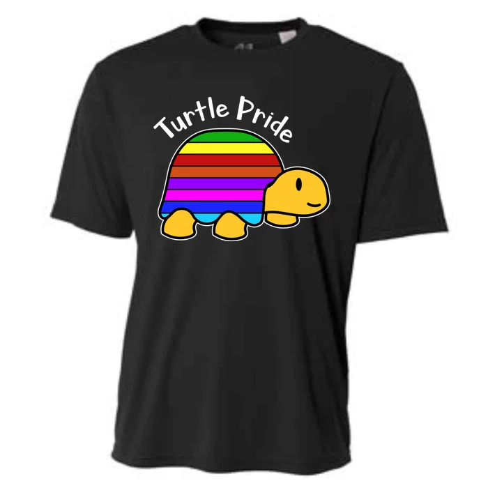 Lgbt Awareness Equality Rainbow Flag Homosexual Gay Turtle Cute Gift Cooling Performance Crew T-Shirt