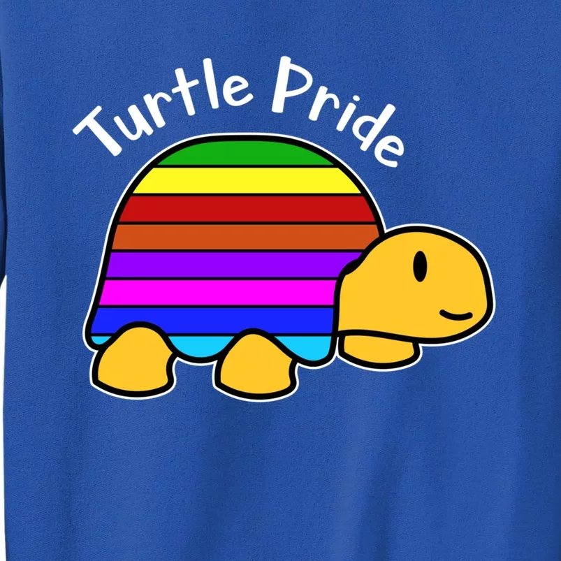 Lgbt Awareness Equality Rainbow Flag Homosexual Gay Turtle Cute Gift Tall Sweatshirt