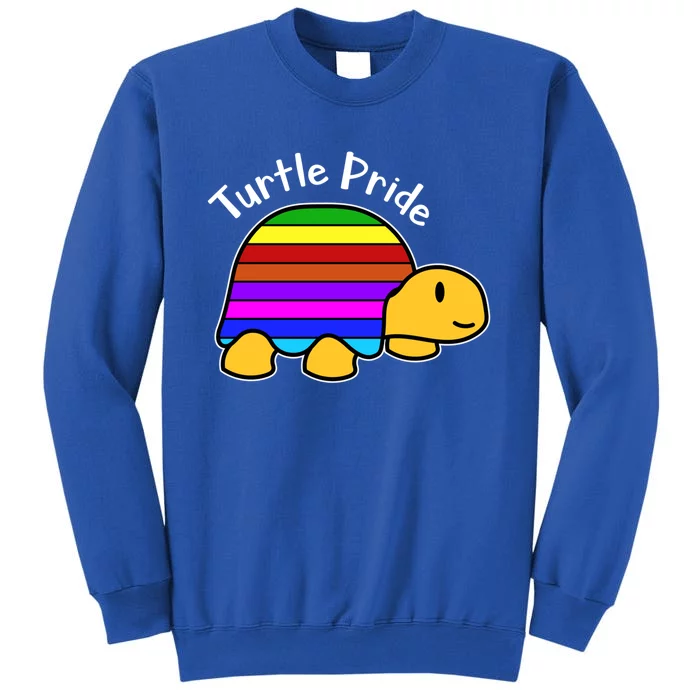 Lgbt Awareness Equality Rainbow Flag Homosexual Gay Turtle Cute Gift Tall Sweatshirt