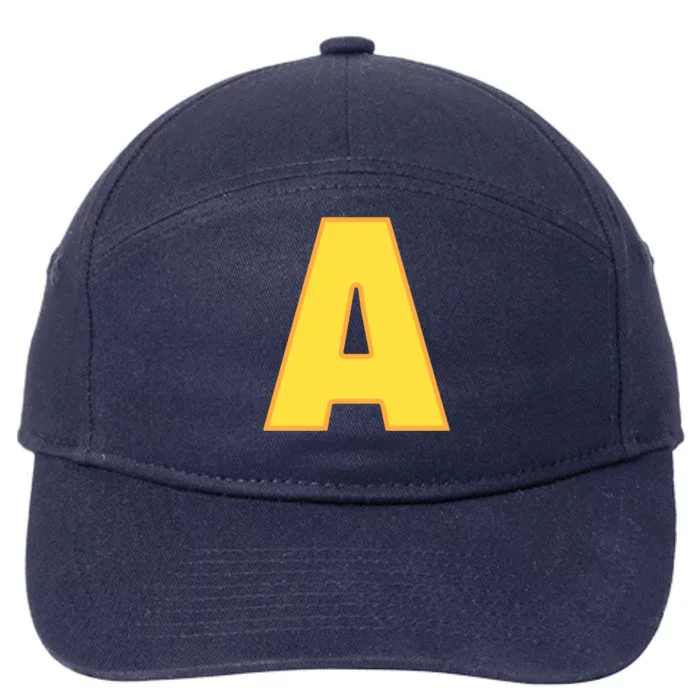 Letter A Funny Chipmunk Group Matching Halloween Costume 7-Panel Snapback Hat