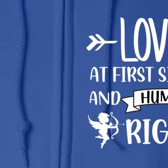 Love At First Sights And Hu Rights Gift Full Zip Hoodie