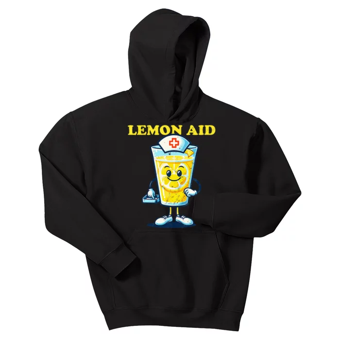 Lemon Aid Funny Lemonade Kids Hoodie