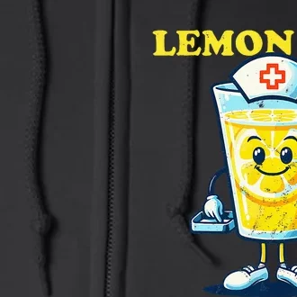 Lemon Aid Funny Lemonade Full Zip Hoodie