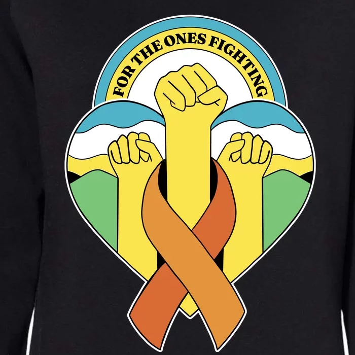 Leukemia Awareness For The Ones Fighting Womens California Wash Sweatshirt