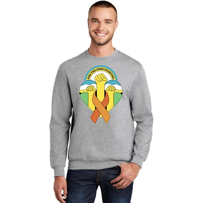 Leukemia Awareness For The Ones Fighting Tall Sweatshirt