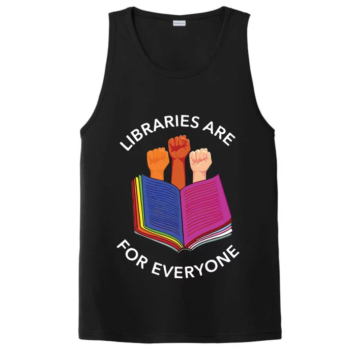 Libraries Are For Everyone Performance Tank