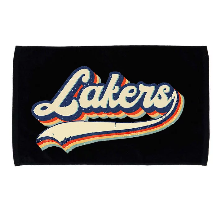 Los Angeles Fan Retro Gift Microfiber Hand Towel