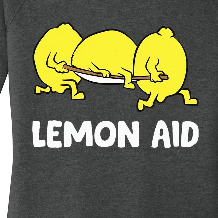 Lemon Aid Funny Lemonade Funny Lemons Women's Perfect Tri Tunic Long Sleeve Shirt