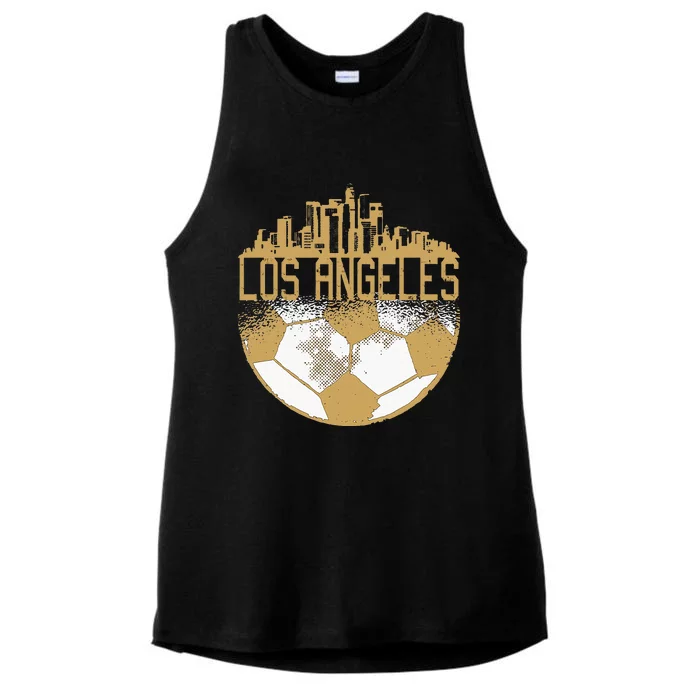 Los Angeles Fan Fc Ladies Tri-Blend Wicking Tank