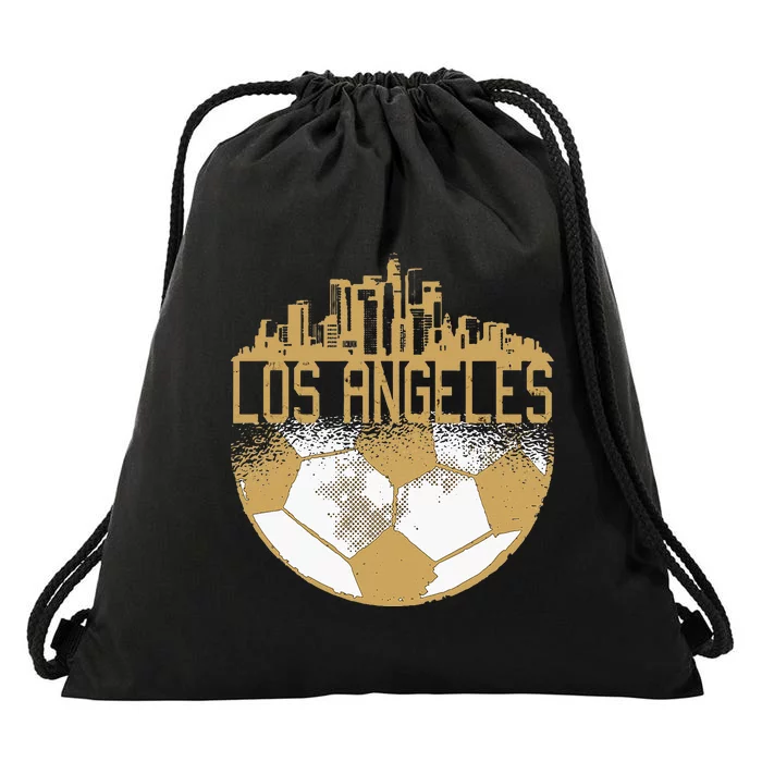 Los Angeles Fan Fc Drawstring Bag