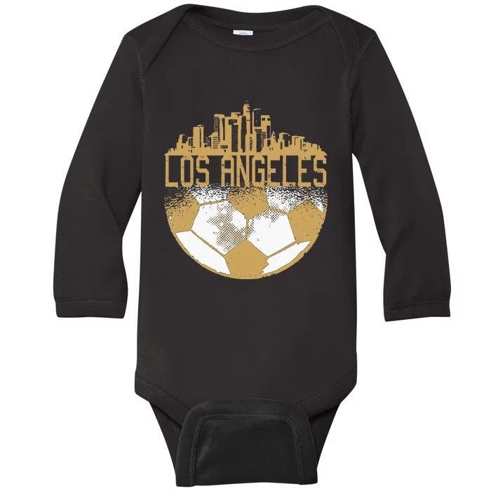 Los Angeles Fan Fc Baby Long Sleeve Bodysuit