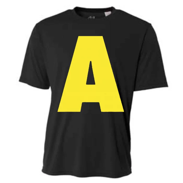 Letter A Funny Matching Halloween Costume Cooling Performance Crew T-Shirt