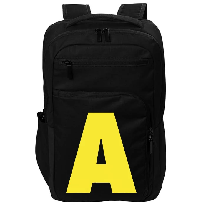 Letter A Funny Matching Halloween Costume Impact Tech Backpack